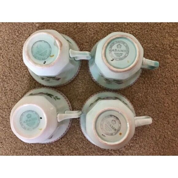 4 ADAMS REAL ENGLISH IRONSTONE CUPS - Picture 7 of 10